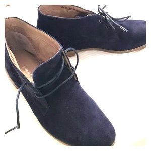 Franco Sarto Blue suede shoes